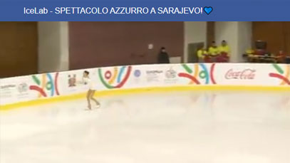 Lucrezia Beccari Spettacolo azzurro a Sarajevo